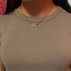 brandy melville cropped tee